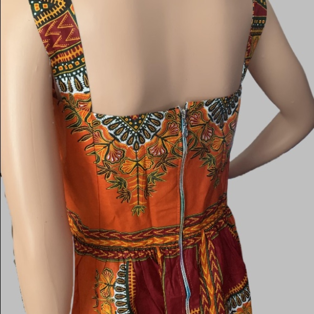 GATHERED WAIST DRESS - Picture 5 of 11
